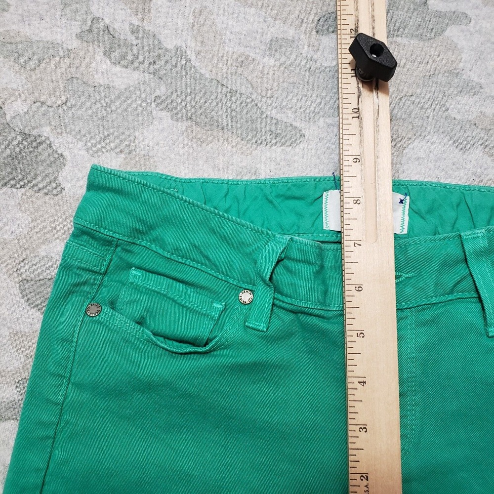 Paige Jeans Womens 27 Green Made In USA Skyline Ankle - Picture 8 of 11